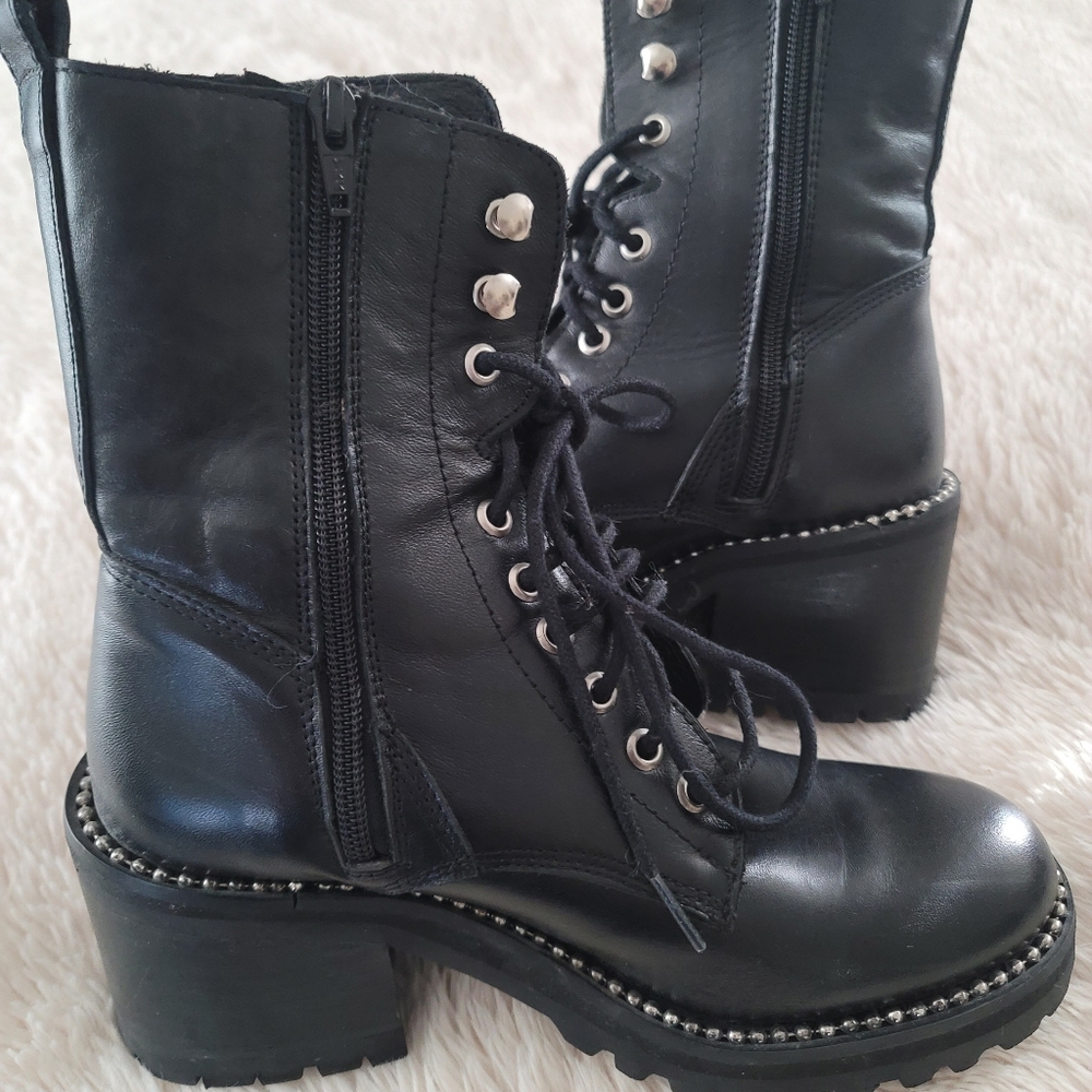 AQUA Ray Lace up boots